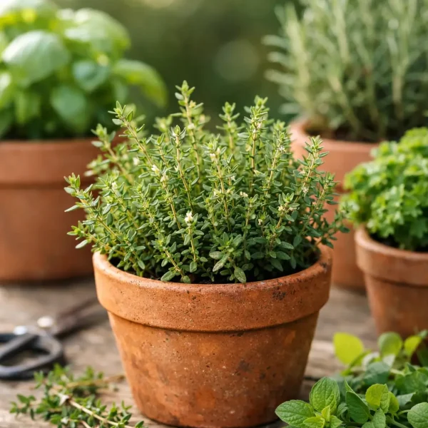 Plantres aromatiques, petits fruitiers, couvre-sol
